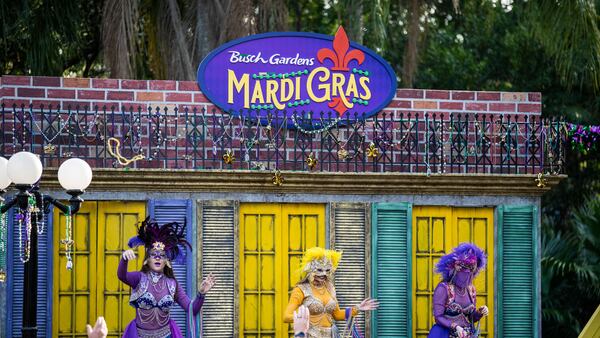 Busch Gardens Mardi Gras 2023