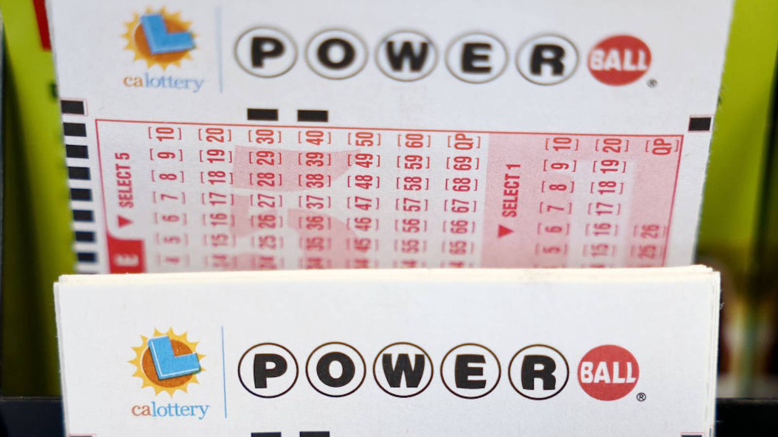 Powerball Here are the numbers from Saturday’s drawing for 521M