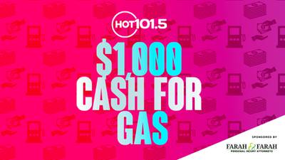 We want to give you $1,000 Cash for Gas!