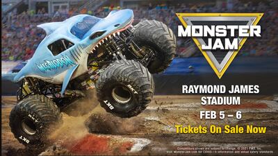 Enter here, and you could win a 4-pack of tickets to Monster Jam!
