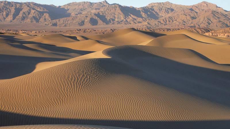 Sand dunes at Death Valley