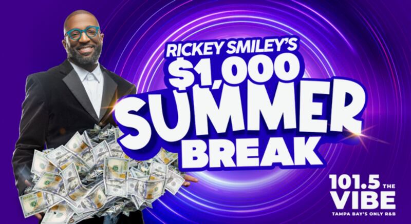 Rickey Smiley’s $1,000 Summer Break – 101.5 The Vibe