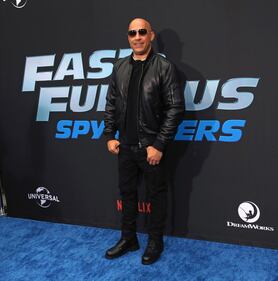 UNIVERSAL CITY, CALIFORNIA - DECEMBER 07: Vin Diesel attends the premiere of Netflix's "Fast and Furious: Spy Racers" at Universal Cinema AMC at CityWalk Hollywood on December 07, 2019 in Universal City, California. (Photo by David Livingston/Getty Images)