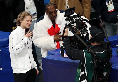 Snoop Dogg at the Olympics in Milan