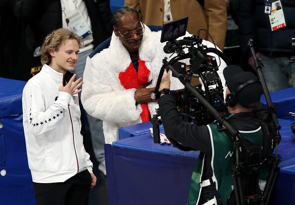 Snoop Dogg at the Olympics in Milan