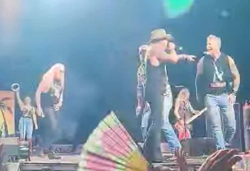 Bret Michaels, Dee Snider, Josh Maloney, Ethan D at the Party-Gras 2024 in Clearwater