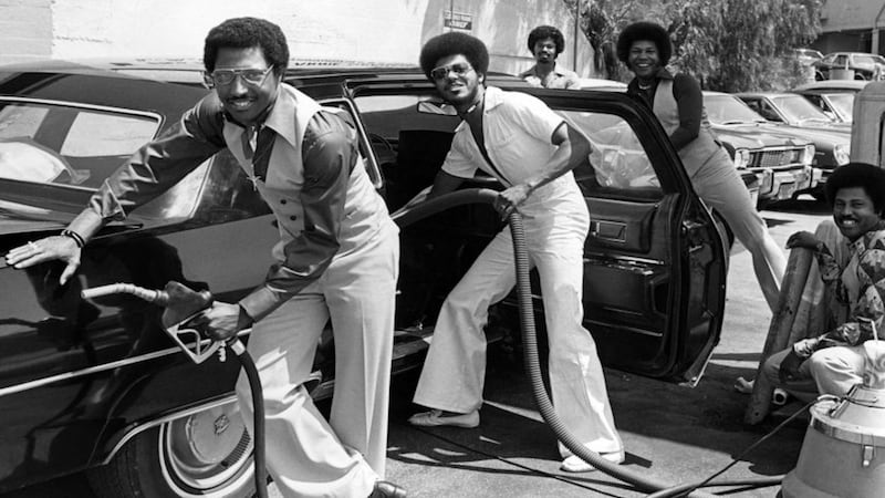 The lead singer of the R&B group Tavares, left, poses with his brothers in a 1970 promotional photo.