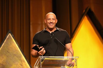 HOLLYWOOD, CA - JUNE 24:  Actor Vin Diesel speaks onstage at the NALIP Latino Media Awards at The Ray Dolby Ballroom at Hollywood & Highland Center on June 24, 2017 in Hollywood, California.  (Photo by Phillip Faraone/Getty Images for NALIP)